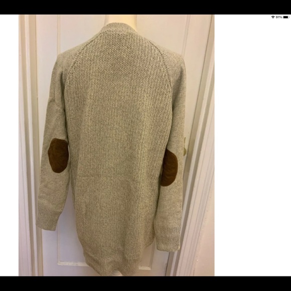 Cloth by design Twisted Open Front Cardigan Size L NWT - Picture 3 of 3